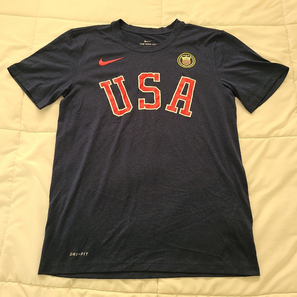 NIKE TSHIRT TEAM USA BLUE SHIRT